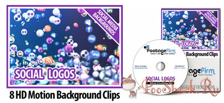 FootageFirm - Social Logos Social Media Backgrounds