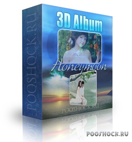 3D Photo Album for Wedding - Honeymoon