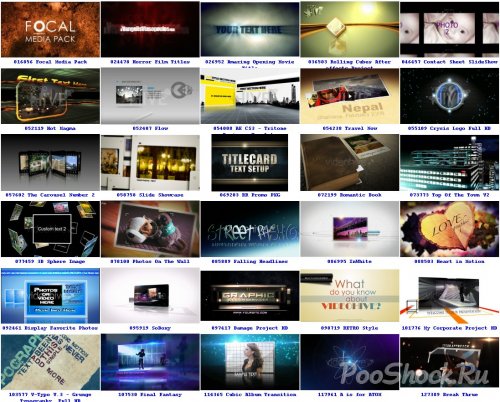 VideoHive Projects Pack - 010