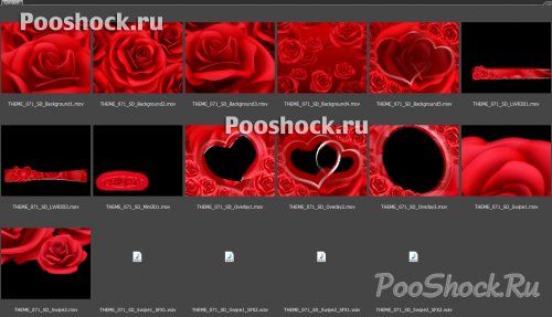 Digital juice - theme set 71 Red Roses (HD+SD)