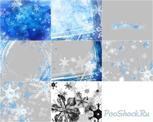   Pinnacle Studio: Frosted Snowflakes