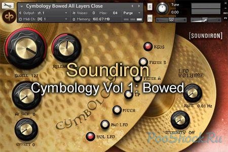 Перкуссионные звуковые эффекты - Soundiron Cymbology Vol 1: Bowed (KONTAKT)