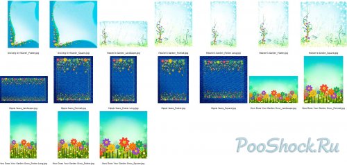 Digital Juice - Flower Power Canvases