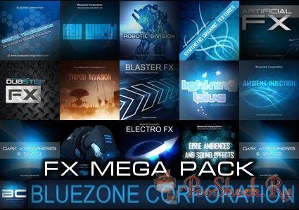 Сборник звуковых эффектов от Bluezone Corporation (WAV)