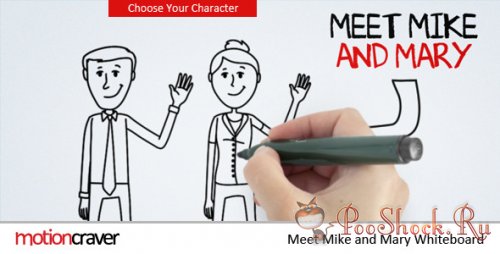 VideoHive - Meet Mike & Mary Whiteboard (AE Project)