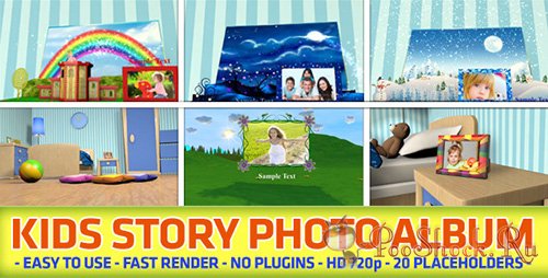 Videohive Kids Story Photo Album (.aep)