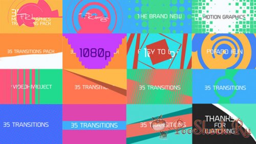 V.H. - 35 Cool Motion Graphics Transitions + Adorage