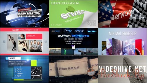 VideoHivePack-75 (After Effects Projects Pack)