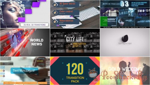 VideoHivePack - 133 (After Effects Projects Pack)