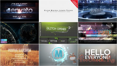 VideoHivePack - 176 (After Effects Projects Pack)