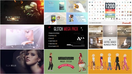 VideoHivePack - 188 (After Effects Projects Pack)