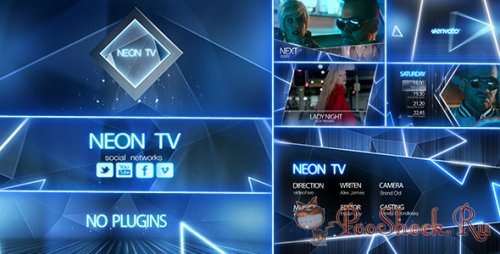 VideoHive - Neon TV Broadcast Package (.aep)