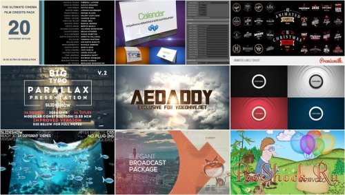 VideoHivePack - 204 (After Effects Projects Pack)