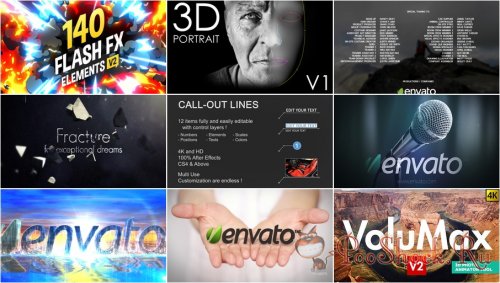 VideoHivePack - 218 (After Effects Projects Pack)