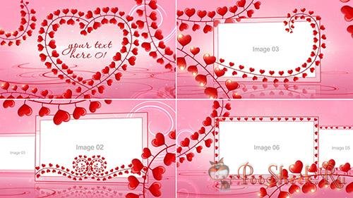 Pond5 - Romantic Hearts Love Slideshow (.aep)