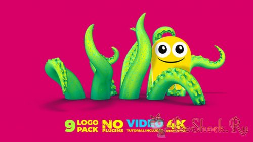 VideoHive - 9 Logo Pack (.aep)