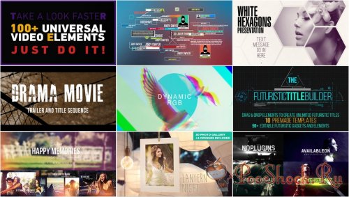 VideoHivePack - 232 (After Effects Projects Pack)