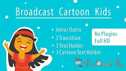 VideoHive - Broadcast Cartoon Kids (.aep)