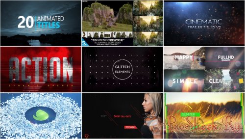 VideoHivePack - 268 (After Effects Projects Pack)