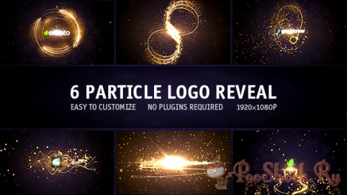 VideoHive - Particle Logo Reveal Pack 6in1 (.aep)
