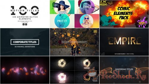 VideoHivePack - 295 (After Effects Projects Pack)