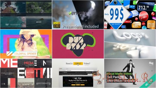 VideoHivePack - 340 (After Effects Projects Pack)