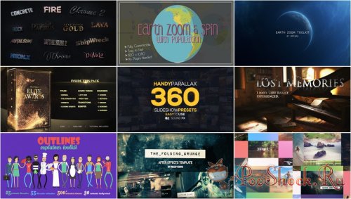 VideoHivePack - 418 (After Effects Projects Pack)