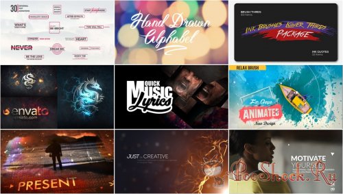 VideoHivePack - 479 (After Effects Projects Pack)