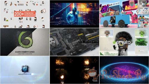 VideoHivePack - 488 (After Effects Projects Pack)