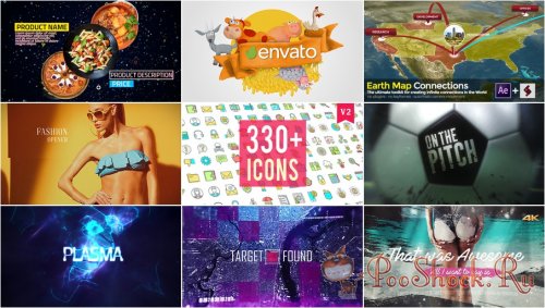 VideoHivePack - 497 (After Effects Projects Pack)