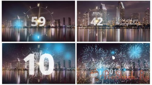VideoHive - Silver New Year Countdown 2018 (AEP)