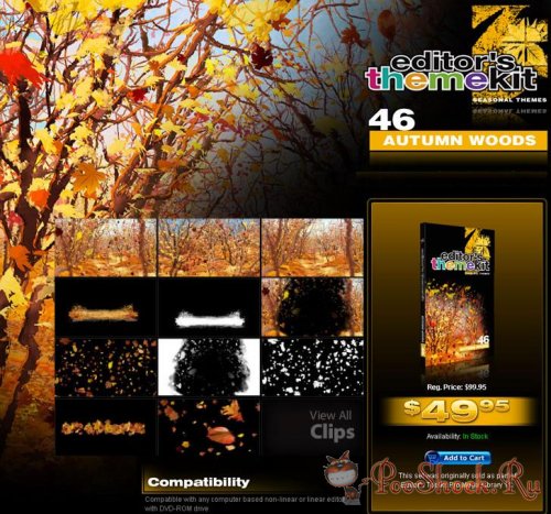 Digital juice - theme set 46 Autumn Woods