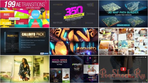 VideoHivePack - 539 (After Effects Projects Pack)