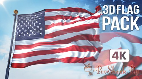 VideoHive - 3D Flag Collection (AEP)