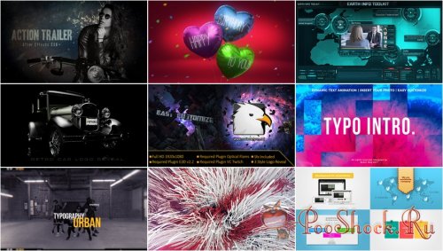 VideoHivePack - 544 (After Effects Projects Pack)