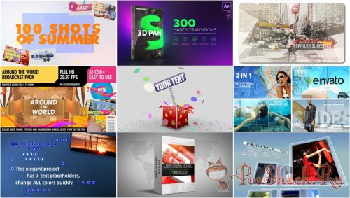 VideoHivePack - 578 (After Effects Projects Pack)