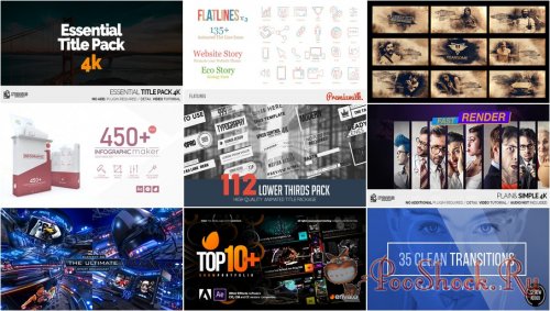 VideoHivePack - 627 (After Effects Projects Pack)