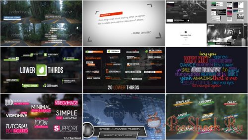 VideoHivePack - 706 (After Effects Projects Pack)