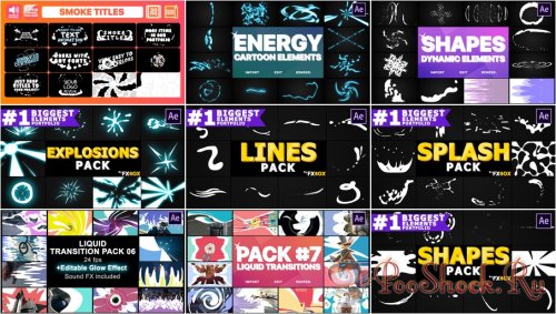 VideoHivePack - 729 (After Effects Projects Pack)