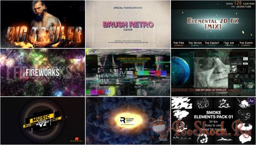 VideoHivePack - 730 (After Effects Projects Pack)
