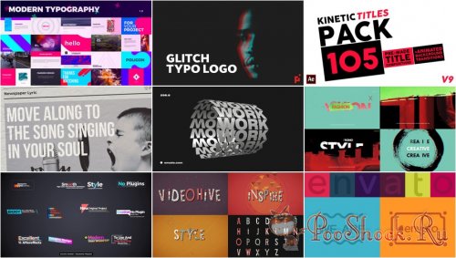 VideoHivePack - 771 (After Effects Projects Pack) - [Typography]