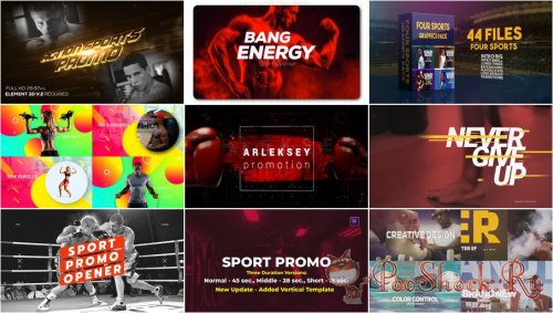 VideoHivePack - 784 (After Effects Projects Pack) - [Sport]