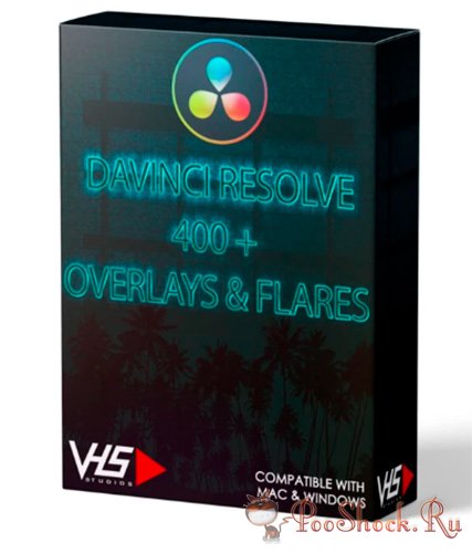 DaVinci Resolve 400+ Overlays & Flares (MP4)