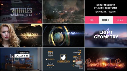 VideoHivePack - 796 (After Effects Projects Pack) - [Titles]