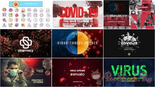 VideoHivePack - 800 (After Effects Projects Pack) - [Covid-19]